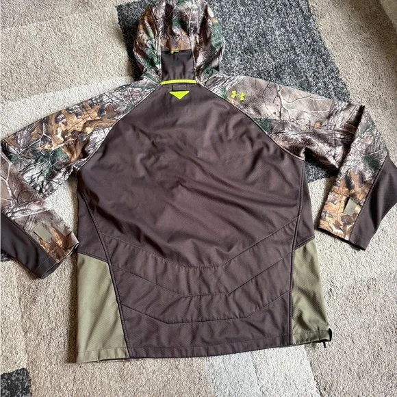 Under Armour Men’s ColdGear Scent Control Barrier Camouflage Hoodie - 2XL - Picture 2 of 12